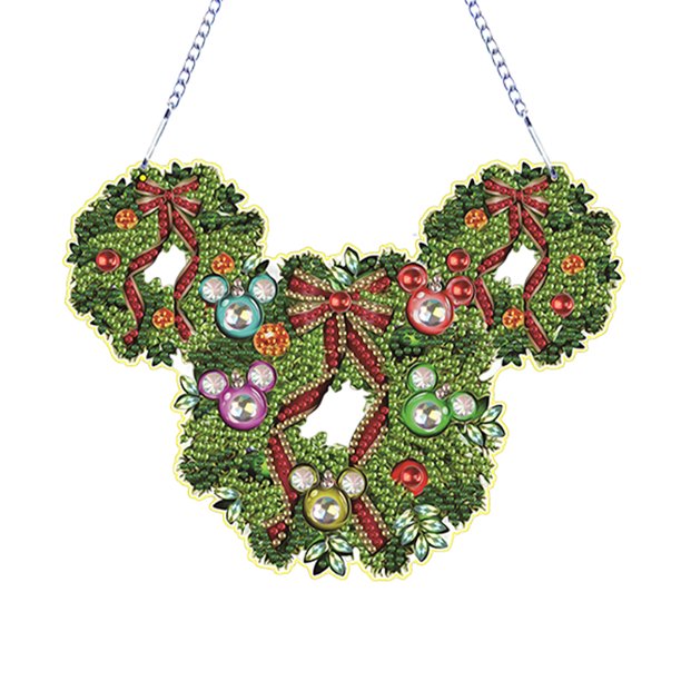 Colgantes Arte Diamantes Imitación 5D DIY Pintura Puntos Acrílico Forma Especial Mariposa para Ventanas Jardín