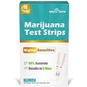 Easy@Home Single Marijuana THC Urine Drug Test Kit for OTC Home Use 10 Pack #ESTH-115