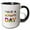 Black/White, variant on 3drose, Cute Colorful Text Have a Blessed Day. an Elegant Typography Gift, 11oz Two-tone Yellow Mug