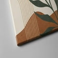 thumbnail image 6 of Boho Wall Art Sef of 3, Mid-Century Modern Prints, Neutral Geometric Boho Wall Decor Sun Moon Palm Leaf Beige Green Canvas Artwork, Minimalist Boho Poster Paintings for Bedroom Living Room (12" X 16"), 6 of 6