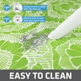 thumbnail image 4 of Drymate Original Cat Litter Mat, Contains Mess from Box for Cleaner Floors, Urine-Proof, Soft on Kitty Paws -Absorbent/Waterproof- Machine Washable, Durable (20”x28”)(Surf Green), 4 of 5