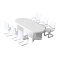 thumbnail image 3 of Doll House Mini Sofa 1:50 Mini Furniture Sand Table Building Model Resin Material for Diorama Scenes, 3 of 6