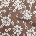 thumbnail image 1 of oneOone Silk Tabby Brown Fabric Jacobean Floral Silhouette Fabric For Sewing Printed Craft Fabric By The Yard 42 Inch Wide, 1 of 4
