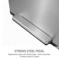 thumbnail image 5 of Innovaze 16 Gallon Stainless Steel Kitchen Trash Can, Dual 30L Compartments with Soft-Close Lid, Foot Pedals, Removable Buckets & Fingerprint-Resistant Finish, Silver, 5 of 7