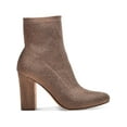 thumbnail image 2 of Wild Pair Womens Baybe Rhinestone Block Heel Ankle Boots, 2 of 3