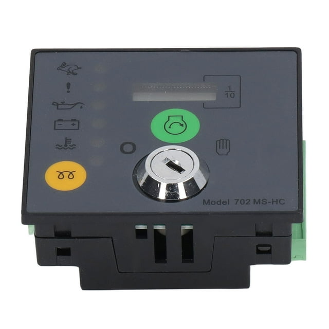 Controlador de generador de arranque manual 5 funciones de protección Controlador de generador 8~35V 702 MS HC Pantalla LCD con teclas para microcomputadora ANGGREK Otros