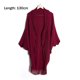 thumbnail image 2 of Poncho cálido con frente abierto para mujer, chales con bloques de color, cárdigan de invierno, ponchos para mujer, 2 of 5