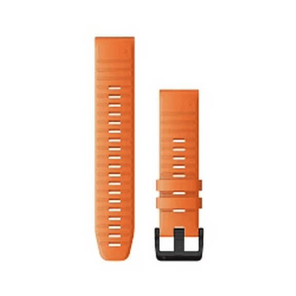 Garmin QuickFit 22mm, Silicone Band - Ember Orange