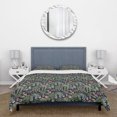thumbnail image 3 of Designart 'Tropical Floral Pattern II' Juego de Funda Nórdica Tropical, 3 of 5