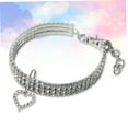 thumbnail image 4 of Mobutofu 1Set Chain for Dog with Decorative Heart Pendant in White Cloth, 4 of 8