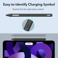 thumbnail image 4 of ESR Apple Pencil Case Compatible with Apple Pencil 2nd Generation, Durable Silicone Sleeve, Compatible with Magnetic Charging, Ultra Lightweight Apple Pencil Cover, Black, 4 of 8