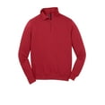thumbnail image 5 of Sport-Tek ST253 Mens 1 by 4-Zip Sweatshirt, True Red - 2XL, 5 of 6