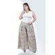 thumbnail image 1 of Pantalon tipo palazzo Roman Fashion /Tallas Extras, 2632 (Beige geometrico) beige 40, 1 of 6