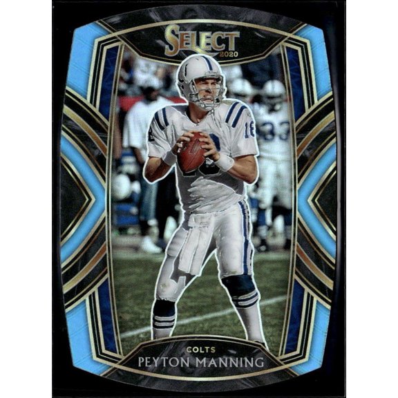 Collectible 2021 Panini Select Light Blue Prizm #231 Peyton Manning Indianapolis Colts Football Card Indianapolis Colts NFL Football Trading Card