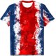thumbnail image 4 of Fiudx Ofertas Flash Artículos En Oferta Camisa Superior Informal de Manga Corta con Cuello Redondo y Estampado Informal y Moderno para Mujer, 4 of 4