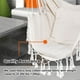 Hammock Chaise Suspendue Robe Swing Siège de Chaise avec 2 Coussins et Kits de Quincaillerie, 265 Lbs Capacité – image 4 sur 6