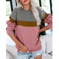 thumbnail image 3 of Womens Casual Crewneck Sweatshirt Long Sleeve Tops Cute Pullover Loose Fit, 3 of 5
