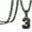 Black Number 3, variant on Black Number Necklace for Men and Women Stainless Steel 00-99 Pendant Athlete Digital 67 Chain Personalized Statement Simple Jewelry Black Number 8