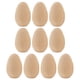 thumbnail image 1 of 10 huevos de Pascua de madera sin terminar para manualidades de niños, con fondo plano, 1 of 7