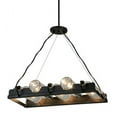 thumbnail image 2 of Meyda 142896 22.5 in. Tuscan Vineyard Estate Oblong Pendant, Black Clear Amber Bottles, 2 of 5