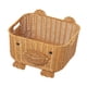 thumbnail image 2 of Cesta de almacenamiento con forma de oso, organizador de almacenamiento, bonita cesta multiusos para alimentos, cesta para pan. S, 2 of 9