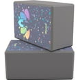 thumbnail image 1 of RDX Yoga Block Set, Non-Slip High-Density Eva Foam Brick for Pilates Flexibility Body Balance, Easy Grip Surface for Stability Strength Training Deepen Poses Exercise Office Home Gym, 23x15x9.8CM, 1 of 5