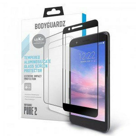 BodyGuardz Pure2 LG K30 Tempered Glass Screen Protector - Clear