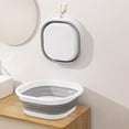 thumbnail image 5 of Euaioeiu Collapsible Portable Silicone Wash Basin Foldable Travel Foot Soak Tub Multipurpose Sink for Camping Backpacking Dormitory Home Bathroom, 5 of 8