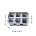 Foldable Ice Cube Trays Easy Release Silicone Flexibleice Cube Trays