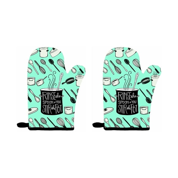 Manoplas de Horno June Clever Divertidas Paquete de 2