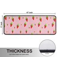 thumbnail image 5 of Kitchen Rugs Sets Of 2,Strawberry Plants Fruit Polka Dot Pink Pattern Anti Fatigue Kitchen Mat Rugs Non Slip Washable,Decorative Kitchen Floor Mats for Kitchen,Sink,Laundry,17"x47"+17"x47", 5 of 5