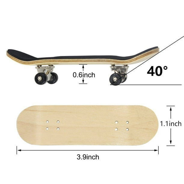 Mini Touche Professionnelle Doigts Skateboard érable Bois