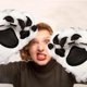 thumbnail image 2 of 1 par de guantes con garras peludas de animales, manopla con forma de pata, guante para disfraz de hombre lobo, los adorables guantes de tigre son buenos regalos, 2 of 5
