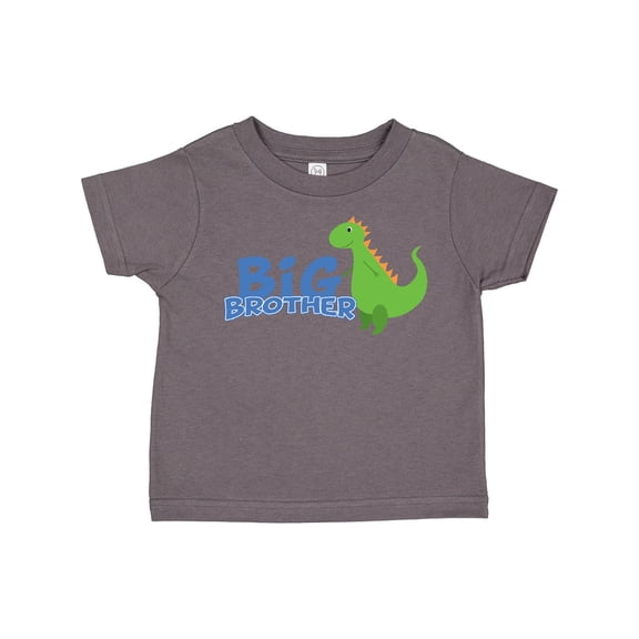 Inktastic Big Brother Green Dinosaur Boys Toddler T-Shirt