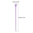 thumbnail image 2 of 15 Pack Reusable Silicone Ties, 8.5 Inch Cable Ties, Bread Ties Purple, 2 of 6