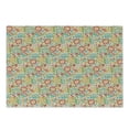 thumbnail image 1 of Polish Folk Art Cutting Board, Retro Summer Pattern with Folkloric Colorful and Floral Motif, Decorative Tempered Glass Cutting and Serving Board, in 3 Sizes, by Ambesonne, 1 of 2