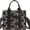Black, variant on Sunyuer Women Fringed Denim Crossbody Tote Bag, Vintage Quilted Top Handle Handbag, Large Capacity Casual Shoulder Purse with Detachable Adjustable Wide Strap