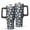 Pioneer Flower Floral-2, variant on 40oz Pioneer Flower Floral Print Pattern Insulated Tumbler with Handle, BPA-Free Leak Proof Lid and Straws, Double Wall Vacuum, Hot 12h/Cold 34h