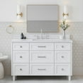 thumbnail image 5 of Ariel B54-Bc Monroe 54" Single Free Standing Vanity Cabinet Only - Blue, 5 of 7