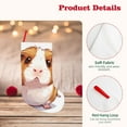 thumbnail image 4 of Defioc Cartoon Guinea Pig for Christmas Stockings 18" Personalized Holiday Stocking for Family, Farmhouse Decor, Xmas Tree Decoration, 1 Pack, 4 of 7
