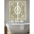 thumbnail image 5 of Southwestern Sage Green Sheer Curtains 63 Inch Length 2 Panels Set, Tribal Antique Boho-Chic Heritage Voile Window Treatment Curtains Sheers Drapes for Bedroom/Living Room/Kitchen 52x"63"x2, 5 of 7
