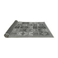 thumbnail image 2 of Ahgly Company Indoor Round Abstract Gray Modern Area Rugs, 6' Round, 2 of 4