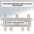 thumbnail image 2 of Divisor De Cable Coaxial De 6 Vías 5-1000 Mhz Catv Antena De Tv Divisor De Señal Coaxial Monstrate  EL007623-00, 2 of 6
