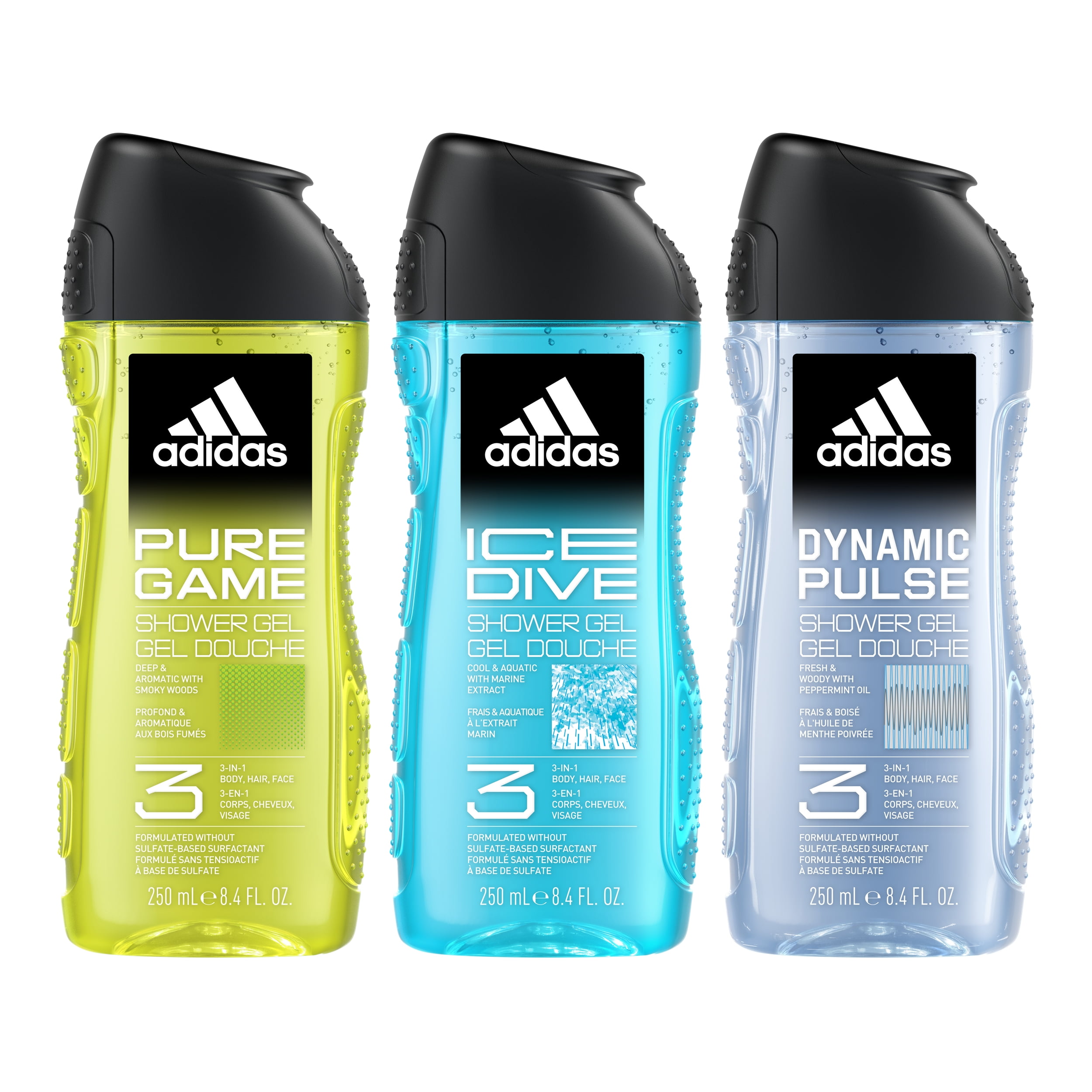 Adidas Men's 3-Pc Holiday Giftset Including a Pure Game Shower Gel