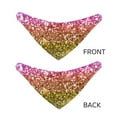 thumbnail image 6 of Kll Glitter Rainbow Dog Bandanas,Triangle Reversible Pet Scarf For Small Medium Large And Extra Large Dogs-Medium, 6 of 7