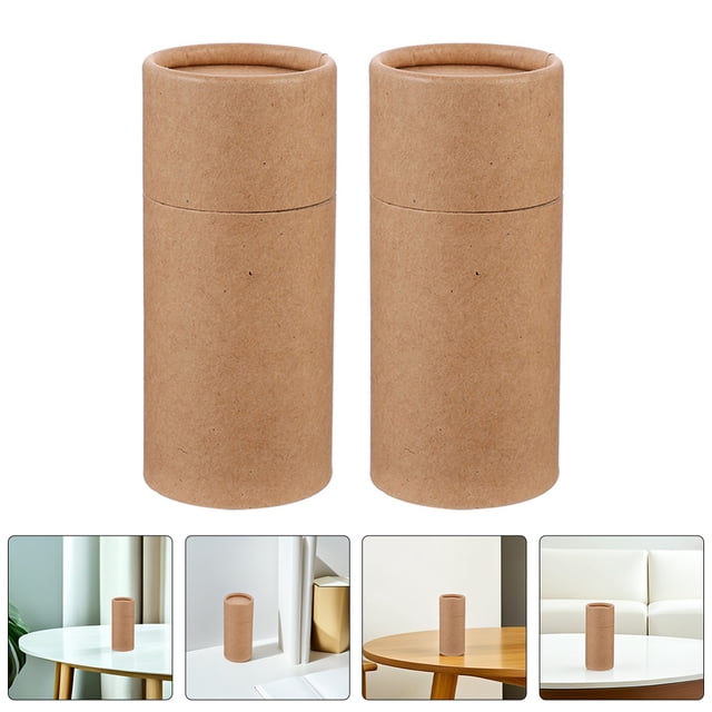 TABLZONE 10 Pcs Rouleaux de Papier Kraft Porte-Tiroirs Tubes Beige Rangement Artisanal Usage Quotidien