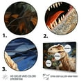 thumbnail image 3 of Designart "Pastoral Scene with a Prehistoric Dinosaur Legacy I" Animals Canvas Art Print, 3 of 5