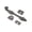 Bronze, variant on Richelieu 39208-V 8" Long Solid Brass Surface Bolt - Bronze