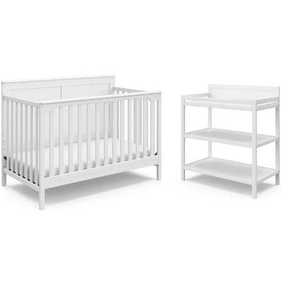 Combo Crib/changing Tables White