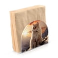 thumbnail image 2 of Cat Iceberg Clouds Sunlight Napkin Holder for Table Clear Napkin Stand Paper Holder Acrylic Organizer Dispenser Napkins for Dinner Kitchen Restaurant Room, 2 of 8